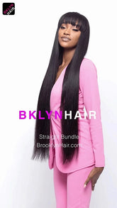 Brooklyn Hair 9A Silky Straight Human Hair Bundles – 100% Unprocessed Virgin Remy Weft Extensions